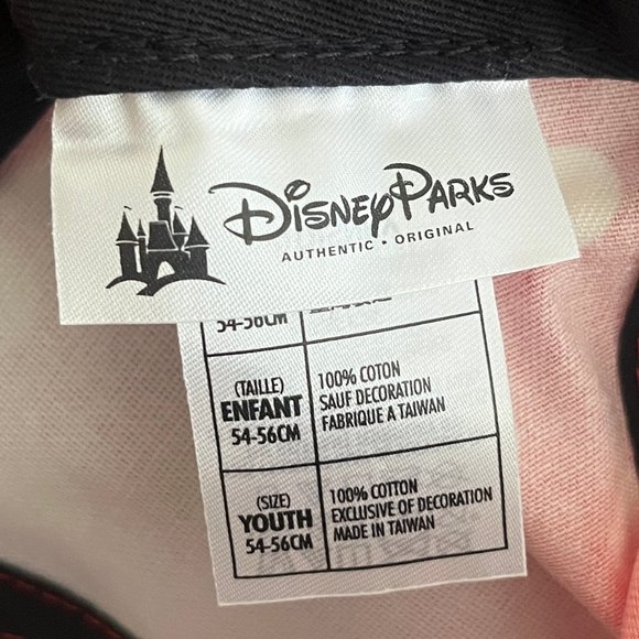 Disneyland Hat - Baseball Cap for Girls - Minnie Mouse Ears with Bow - Vintage - Picture 4 of 4